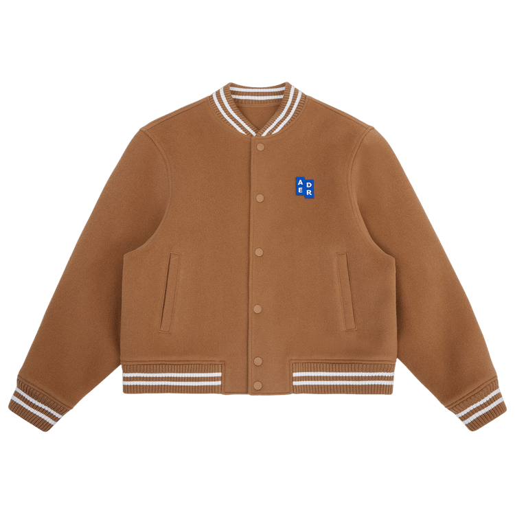 Ader Error TRS Tag Varsity Jacket "Camel"