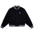 Ader Error TRS Tag Varsity Jacket "Black"