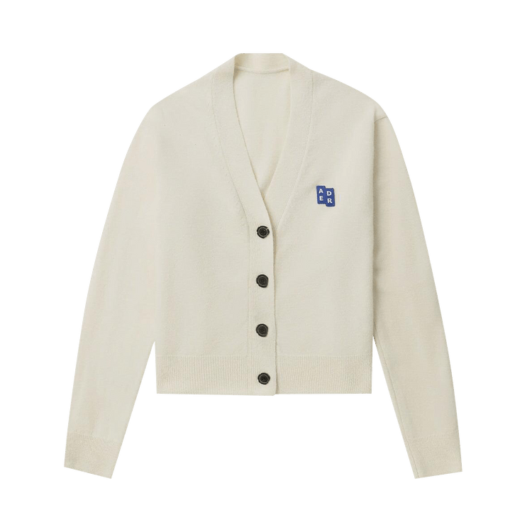 Ader Error TRS Tag Cardigan "Oatmeal"