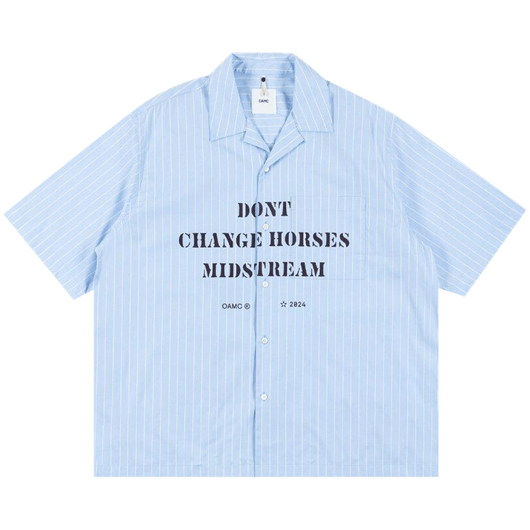 OAMC Kurt Shirt "Light Blue Stripe"