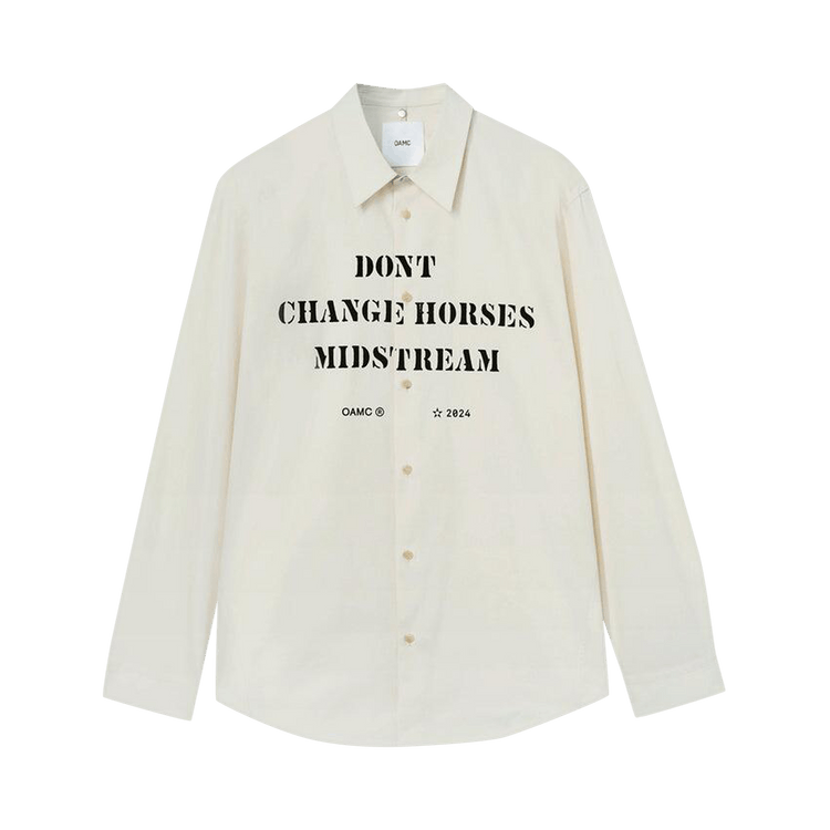 OAMC Mark Shirt "Natural White"