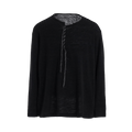 Yohji Yamamoto Pour Homme Embroidered Long Sweater "Black"