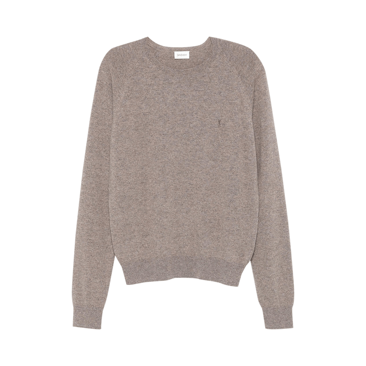 Saint Laurent Crewneck Sweater "Taupe"