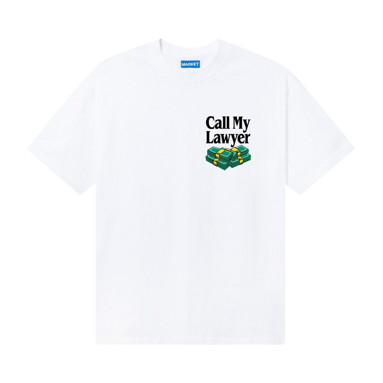 Market Slip And Fall Tee "White"