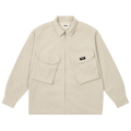Palace Cord PDU Overshirt "Concrete Grey"