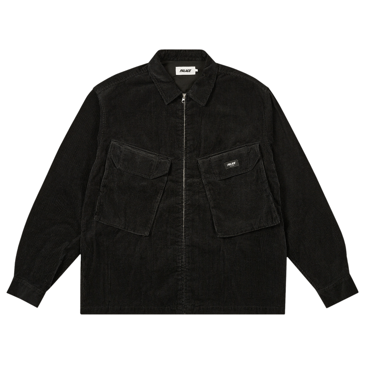 Palace Cord PDU Overshirt "Black"