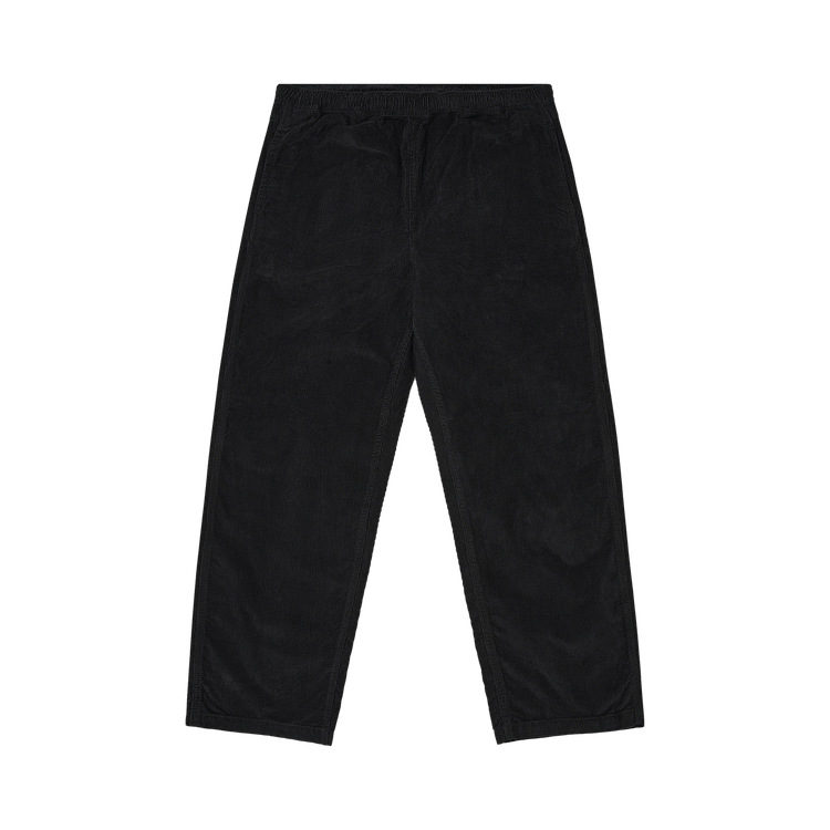 Palace Needle Cord Beach Trouser "Black"