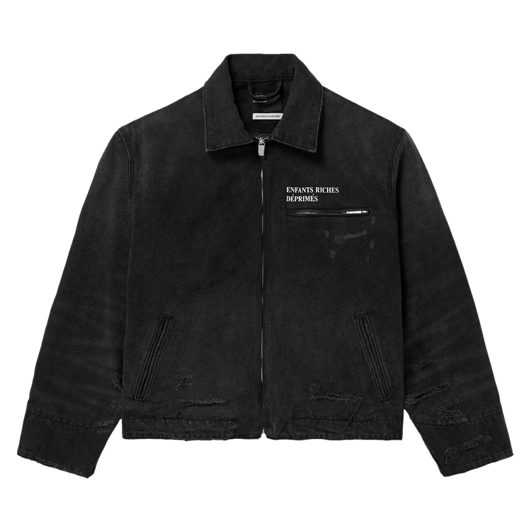 Enfants Riches Déprimés Canvas Chore Jacket "Black"