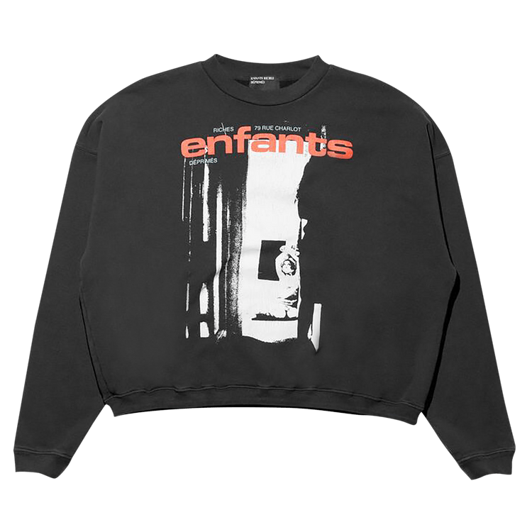 Enfants Riches Déprimés Enfants Bondage 14 Crewneck Sweatshirt "Faded Black"