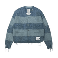 Maison Mihara Yasuhiro Mohair Knit Cardigan "Blue"