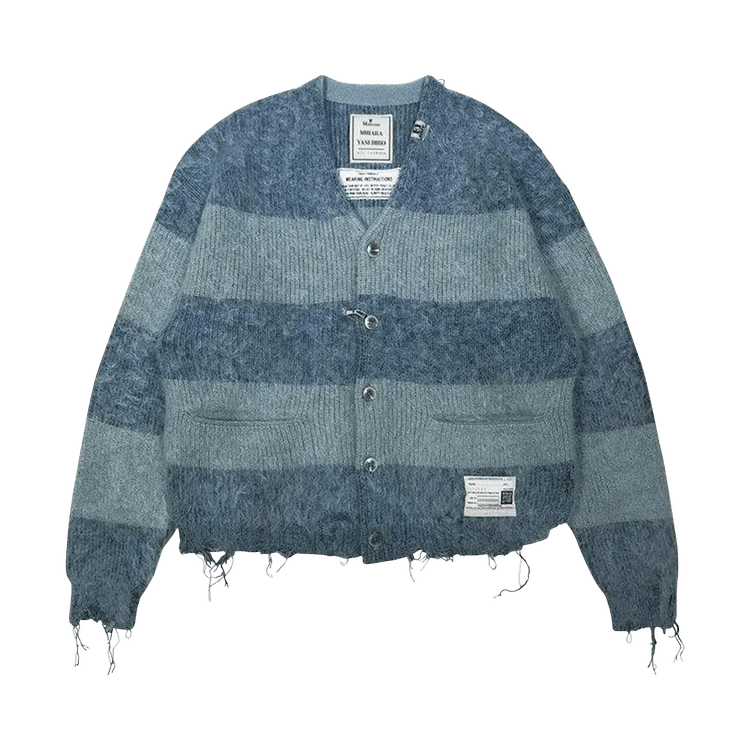 Maison Mihara Yasuhiro Mohair Knit Cardigan "Blue"