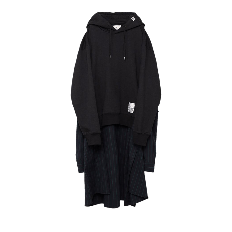 Maison Mihara Yasuhiro Combined Hoodie "Black"
