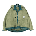 Maison Mihara Yasuhiro Double Layered Long-Sleeve Shirt "Khaki"