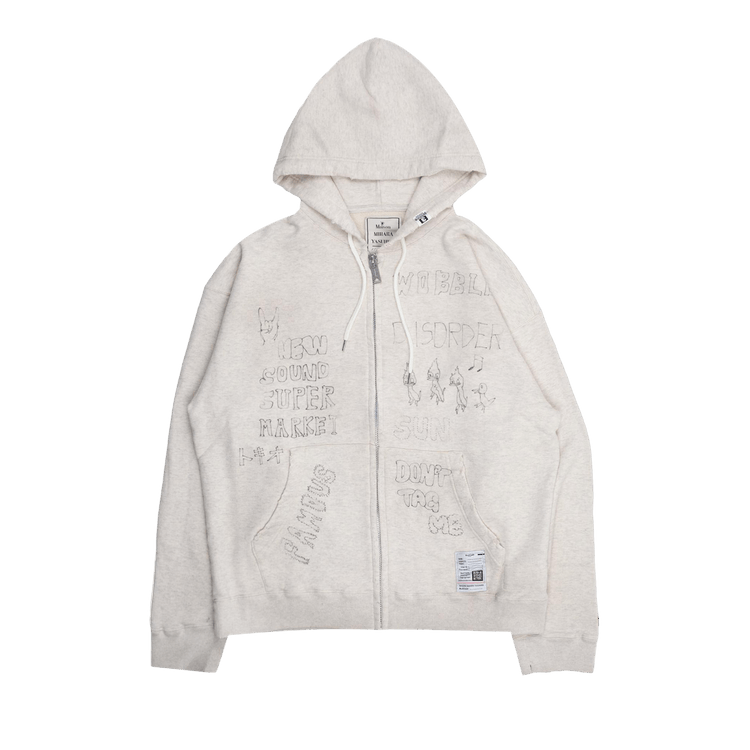 Maison Mihara Yasuhiro Distressed Hoodie "White"