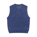 Stussy Loose Knit Linen Vest "Blue"