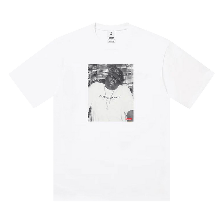 Supreme x Jordan Biggie Short-Sleeve Top "White"
