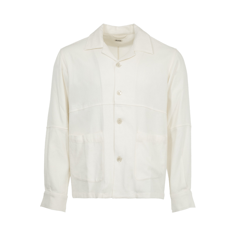 Bode Quartered Shirt "Ivory"