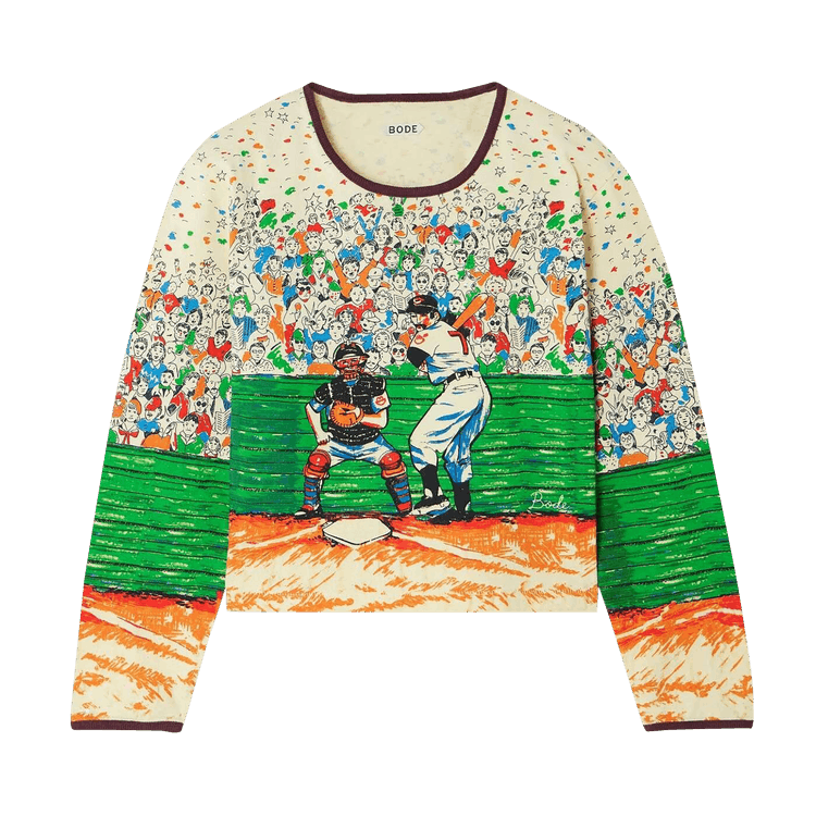 Bode Slugger Long-Sleeve Tee "Multicolor"