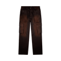 Nahmias Waxed Denim Logo Cargo Pant "Brown Wash"