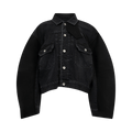Sacai Denim Wool Melton Jacket "Black"
