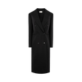 The Row Sand Coat "Black"