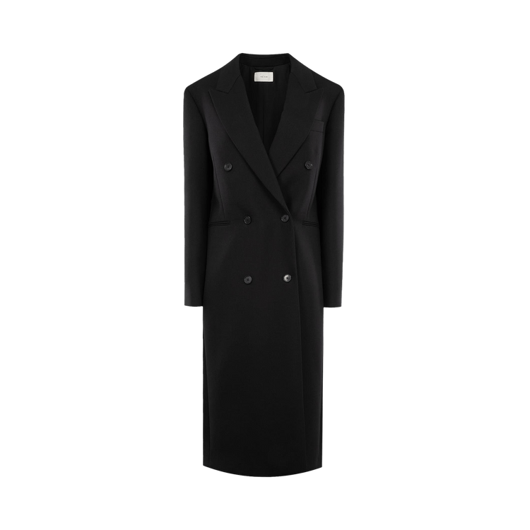 The Row Sand Coat "Black"