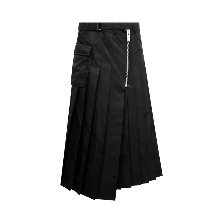 Sacai Nylon Twill Skirt "Black"