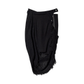 Hyein Seo Fringed Skirt "Black"