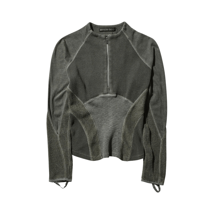 Hyein Seo Half Zip Raglan "Khaki"
