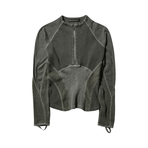 Hyein Seo Half Zip Raglan "Khaki"