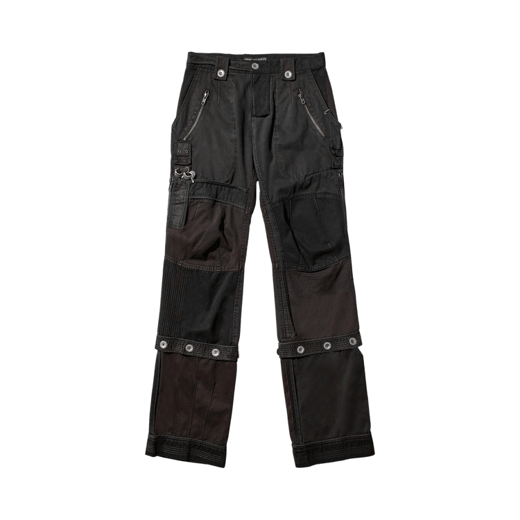 Hyein Seo Convertible Patchwork Pants "Stone"