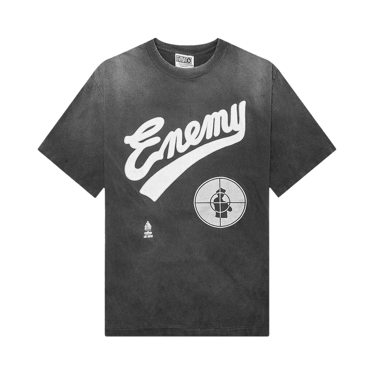 SAINT Mxxxxxx x Public Enemy Saint Enemy Short-Sleeve T-Shirt "Black"