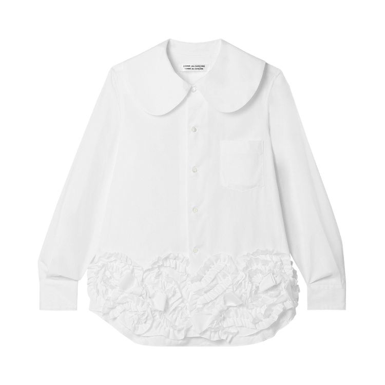Comme des Garçons Ruffled Blouse "White"