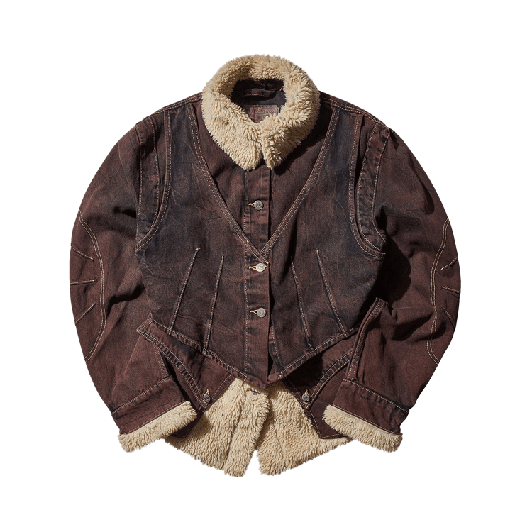Levi's x Kiko Kostadinov Layered Combo Jacket 'Overdyed Brown'