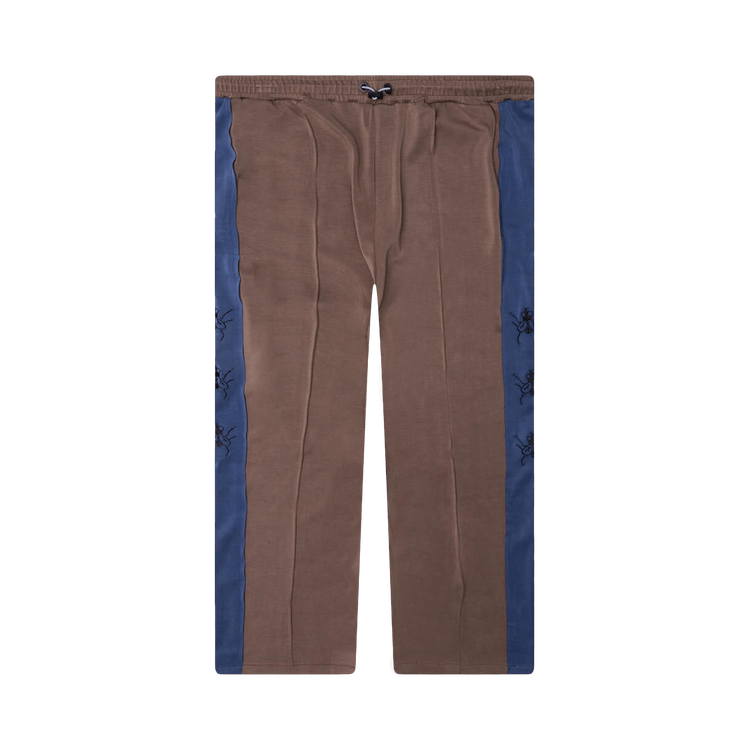 Jungles Flies Scuba Track Pant "Brown/Blue"