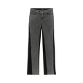 Mugler Bi-Tone Straight Leg Jeans "Washed Black/Black"