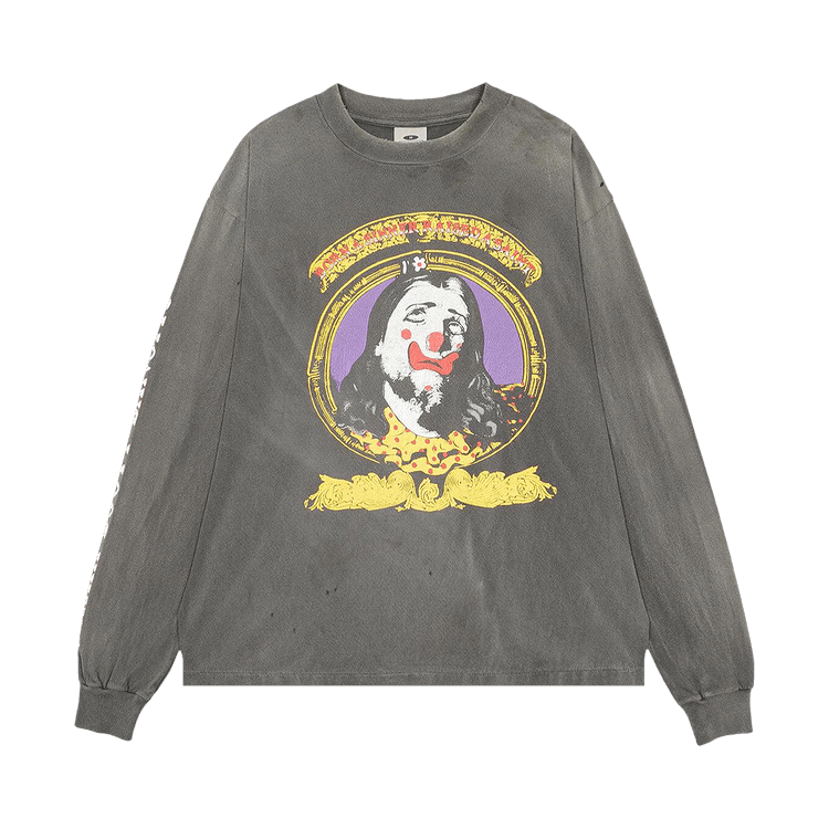 SAINT Mxxxxxx Born Saint Long-Sleeve T-Shirt "Black"