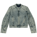 Entire Studios Moto Denim Jacket "Surface Wave"