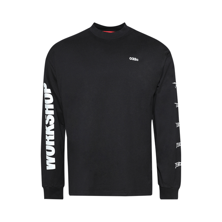 032C Nerve Shatter Boxy Long-Sleeve "Faded Black"