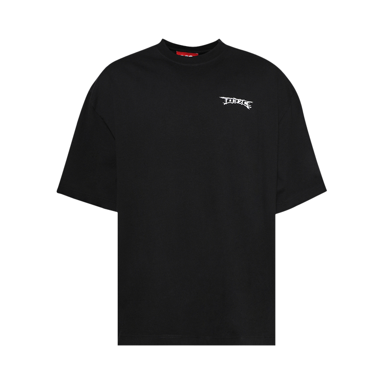 032C Nerve Shatter Oversized T-Shirt "Washed Black"