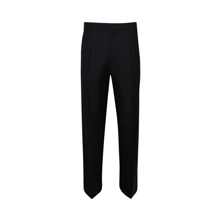 032C Wide Leg Suit Trousers "Dark Blue"