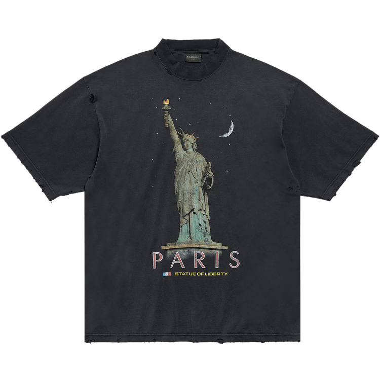 Balenciaga Medium Fit T-Shirt "Faded Black"