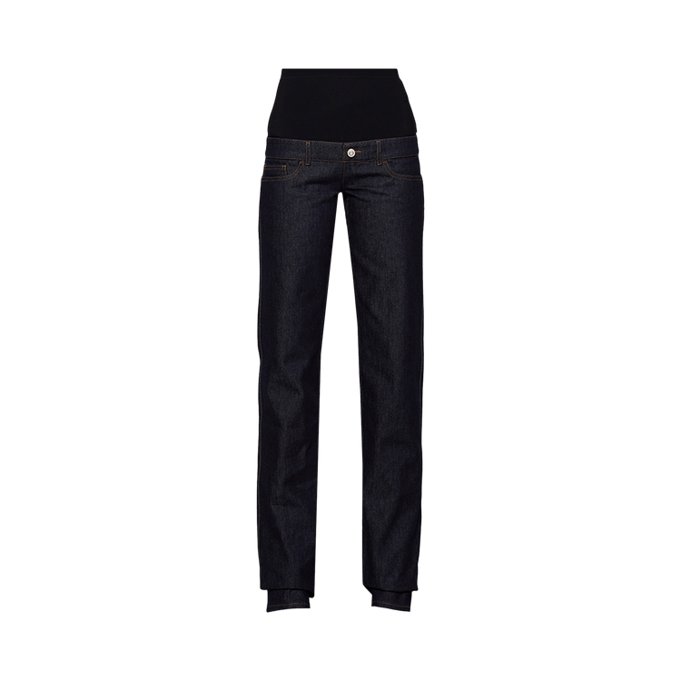 Coperni Jersey Hybrid Denim Trousers "Blue"