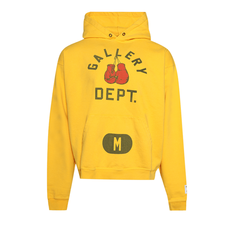 Gallery Dept. Boxing Merch Hoodie "Gold Yellow"