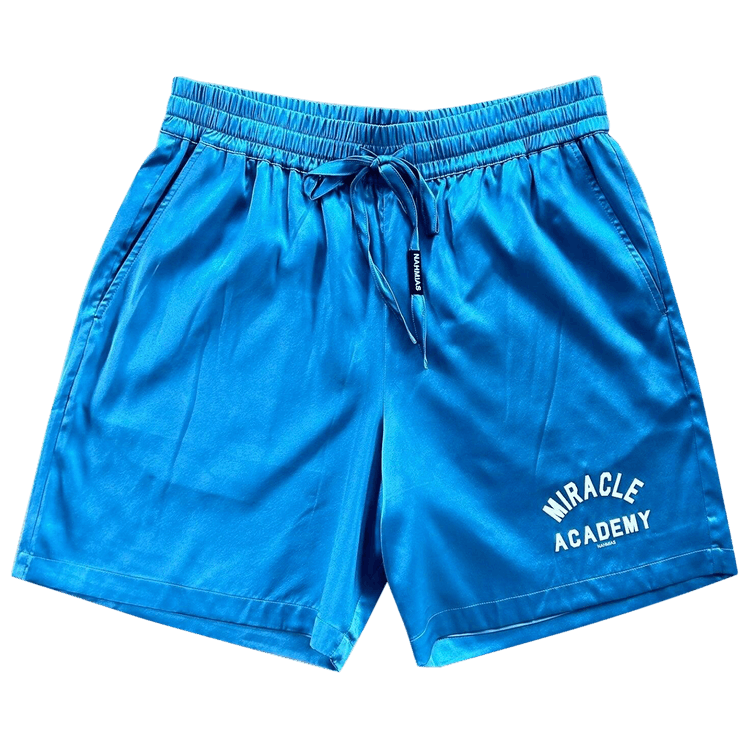 Nahmias Miracle Academy Silk Shorts "Ocean"
