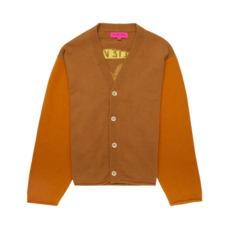 The Elder Statesman Love And Aliens Cardgian "Toffee"