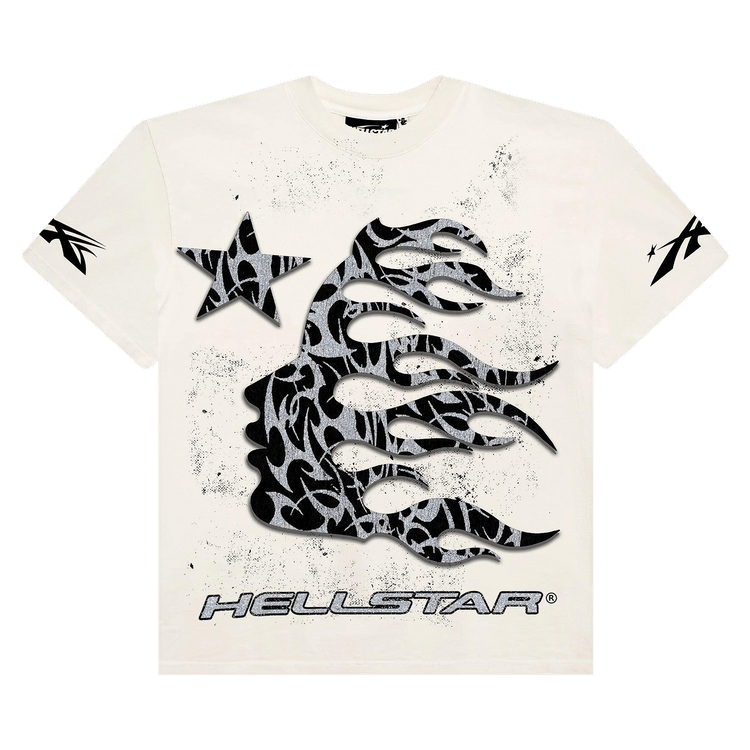 Hellstar Thorn Glitter T-Shirt "White"