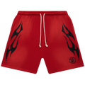 Hellstar Flame Shorts "Red"