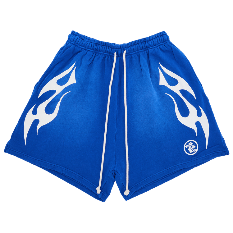 Hellstar Flame Shorts "Blue"