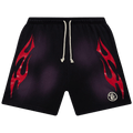 Hellstar Flame Shorts "Purple"